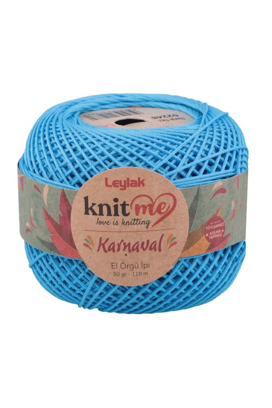 LEYLAK - Lace Crochet Yarn Knit me Karnaval 50 gr.|Blue 02248