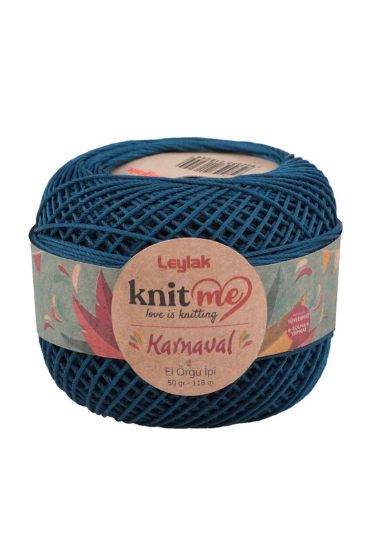 LEYLAK - Lace Crochet Yarn Knit me Karnaval 50 gr.|Petrol Blue 03273