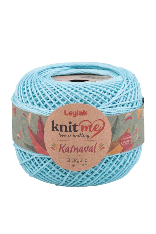 LEYLAK - Lace Crochet Yarn Knit me Karnaval 50 gr.|Blue 01831