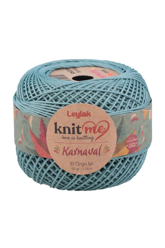 LEYLAK - Lace Crochet Yarn Knit me Karnaval 50 gr.|Pastel Blue 02245