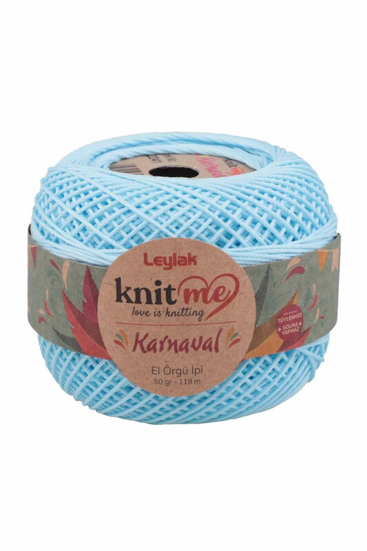 LEYLAK - Lace Crochet Yarn Knit me Karnaval 50 gr.|Baby Blue 02241