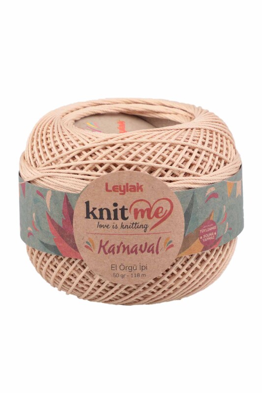 LEYLAK - Lace Crochet Yarn Knit me Karnaval 50 gr.|Beige 01778