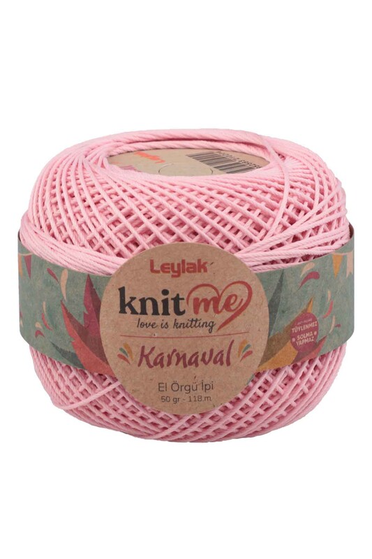 LEYLAK - Lace Crochet Yarn Knit me Karnaval 50 gr.|Light Pink 00026