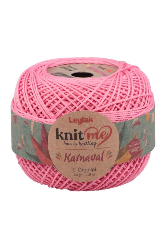 LEYLAK - Lace Crochet Yarn Knit me Karnaval 50 gr.|Candy Pink 08024