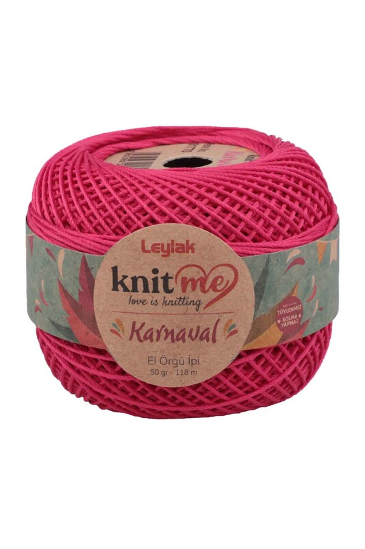 LEYLAK - Lace Crochet Yarn Knit me Karnaval 50 gr.|Fuchsia 01770
