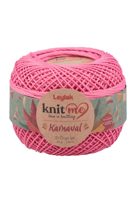 LEYLAK - Lace Crochet Yarn Knit me Karnaval 50 gr.|Dark Pink 00027