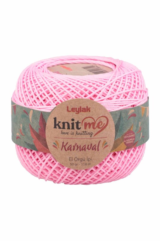 LEYLAK - Lace Crochet Yarn Knit me Karnaval 50 gr.|Light Pink 08525