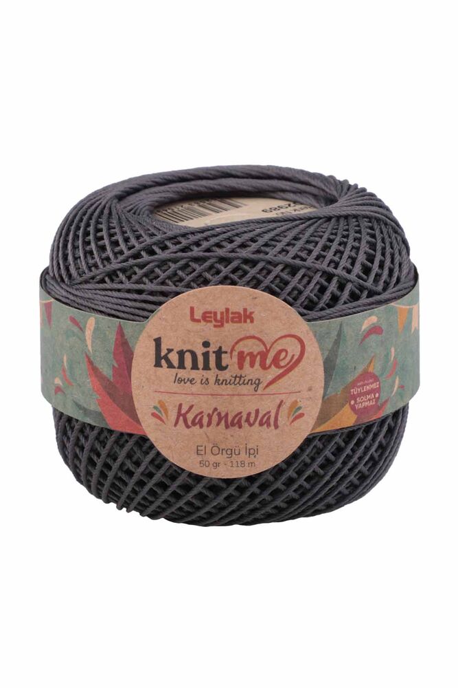Lace Crochet Yarn Knit me Karnaval 50 gr.|Anthracite 02989