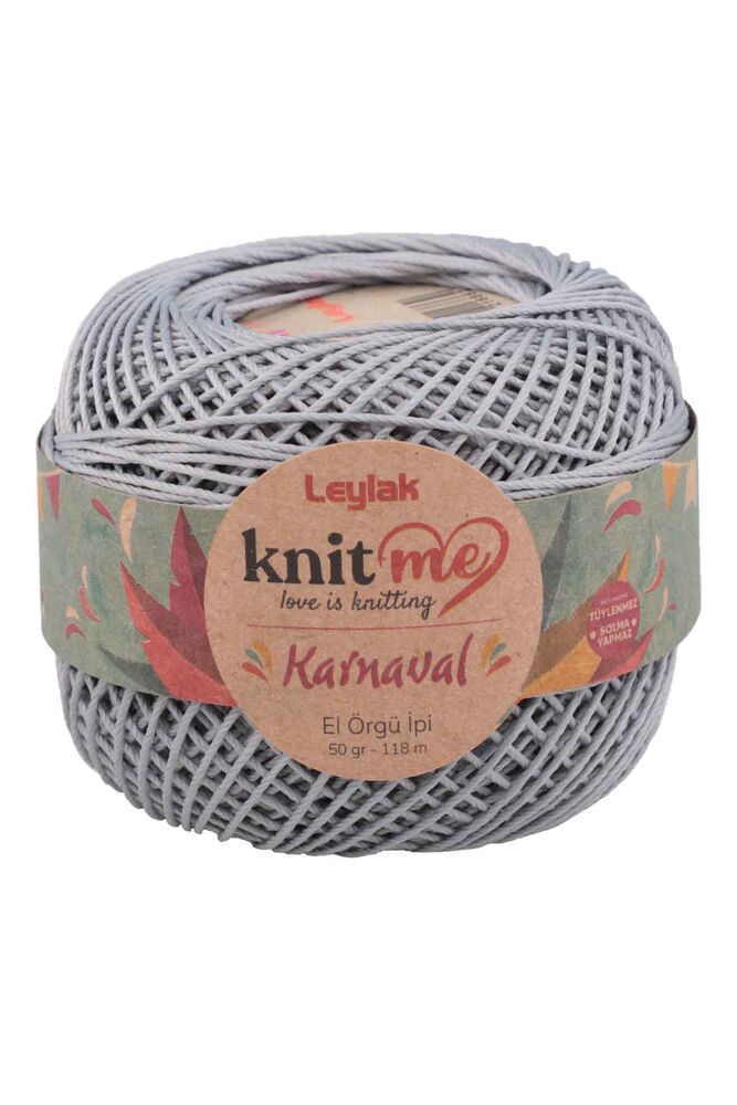 Lace Crochet Yarn Knit me Karnaval 50 gr.|Light Gray 03850