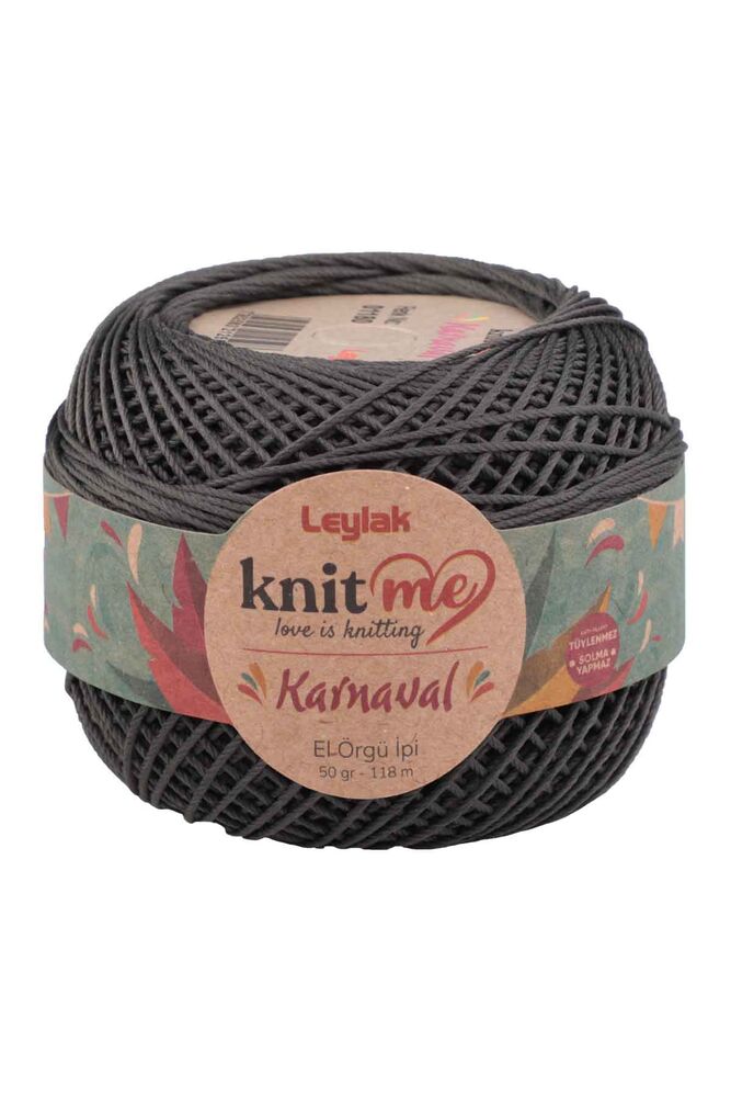 Lace Crochet Yarn Knit me Karnaval 50 gr.|Anthracite 01180