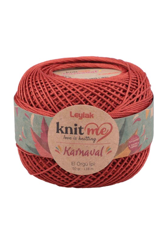 LEYLAK - Lace Crochet Yarn Knit me Karnaval 50 gr.|Cinnamon 01773
