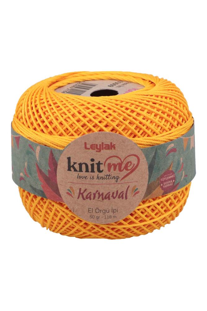 Lace Crochet Yarn Knit me Karnaval 50 gr.|Dark Yellow 03009