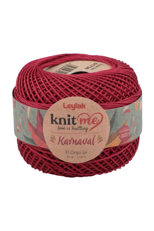 LEYLAK - Lace Crochet Yarn Knit me Karnaval 50 gr.|Light burgundy 01738