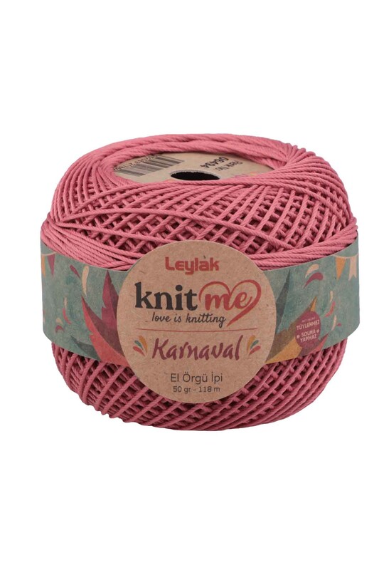 LEYLAK - Lace Crochet Yarn Knit me Karnaval 50 gr.|Dried Rose 06494