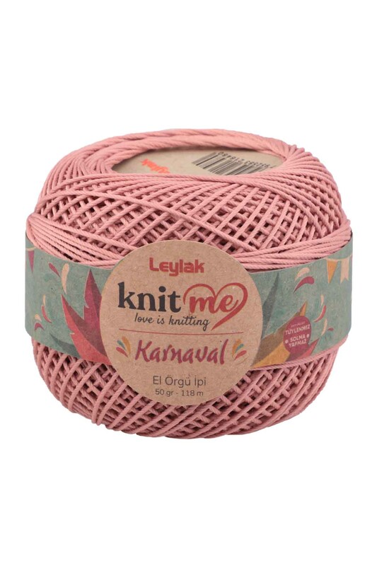 LEYLAK - Lace Crochet Yarn Knit me Karnaval 50 gr.|Powder Pink 03401