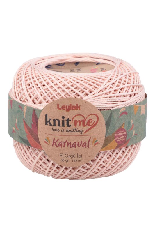 LEYLAK - Lace Crochet Yarn Knit me Karnaval 50 gr.|Light Powder 03400