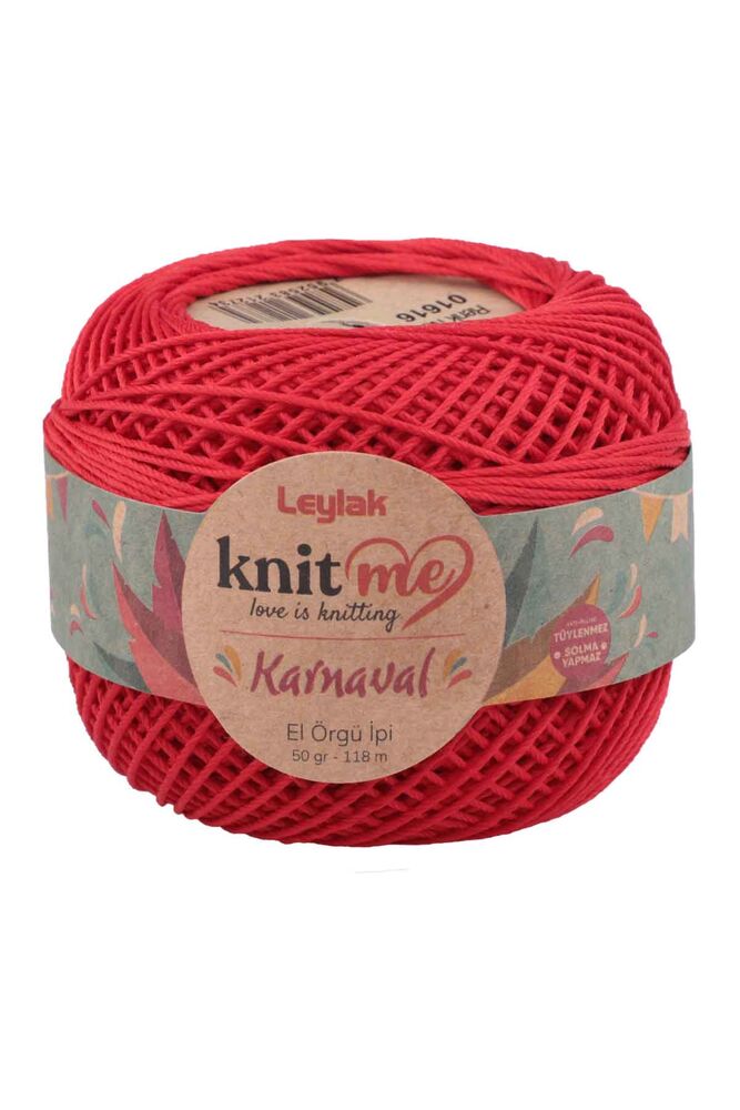 Lace Crochet Yarn Knit me Karnaval 50 gr.|Red 01616