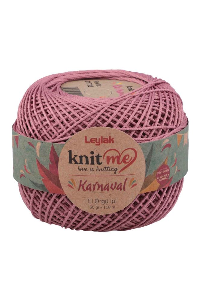 Lace Crochet Yarn Knit me Karnaval 50 gr.|Dried Rose 01732