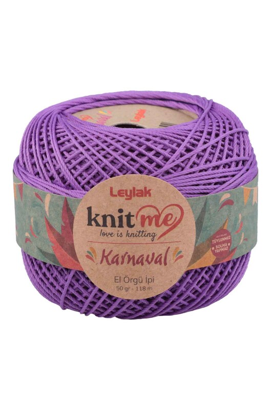 LEYLAK - Lace Crochet Yarn Knit me Karnaval 50 gr.|Purple 08034