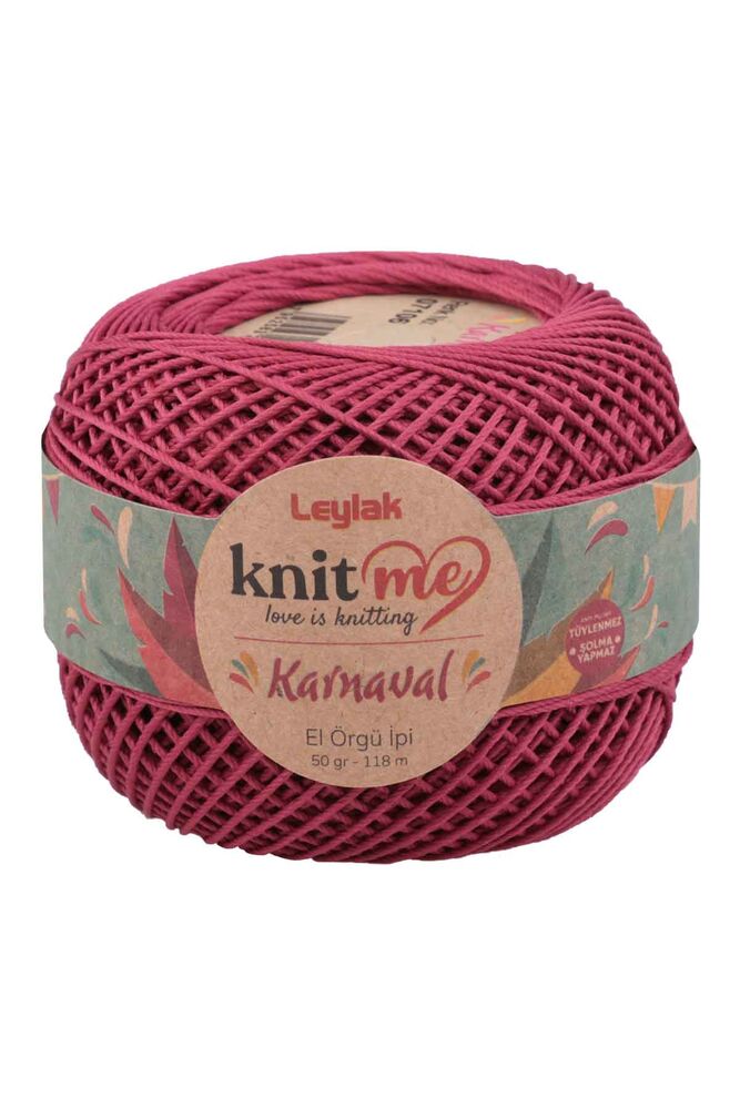 Lace Crochet Yarn Knit me Karnaval 50 gr.|Cherry 07106