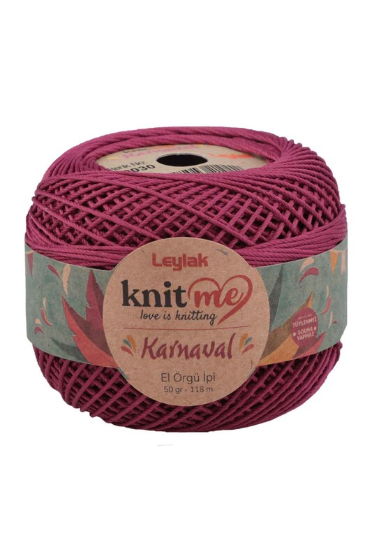 LEYLAK - Lace Crochet Yarn Knit me Karnaval 50 gr.|Cherry 00030