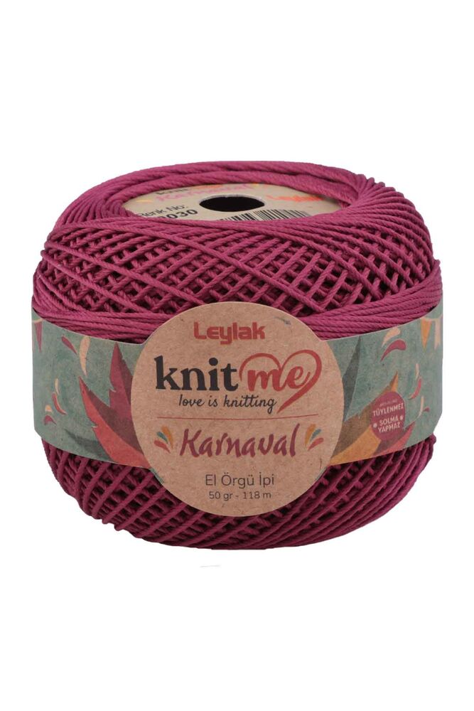Lace Crochet Yarn Knit me Karnaval 50 gr.|Cherry 00030