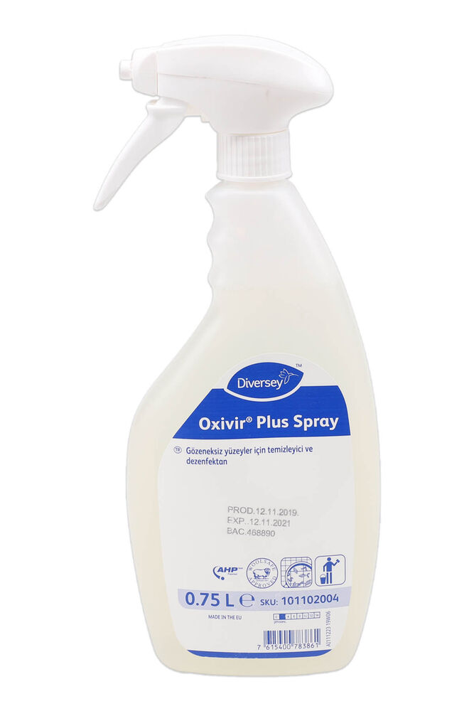 Oxivir Plus Spray Dezenfektanlı Yüzey Temizleyici 750 ml