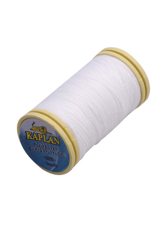 KAPLAN - Kaplan Polyester Dikiş İpi 100 Metre Beyaz