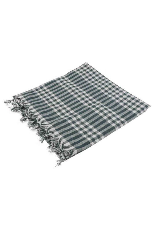 SEVİNÇ - Plaid Table Cloth | Green