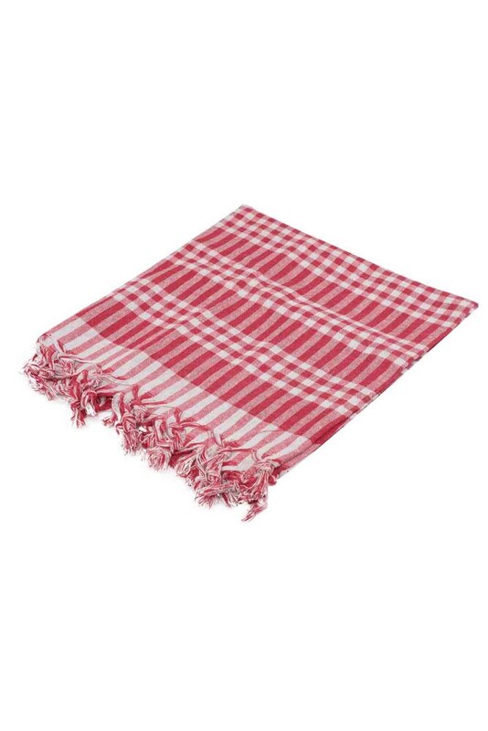 SEVİNÇ - Plaid Table Cloth | Red