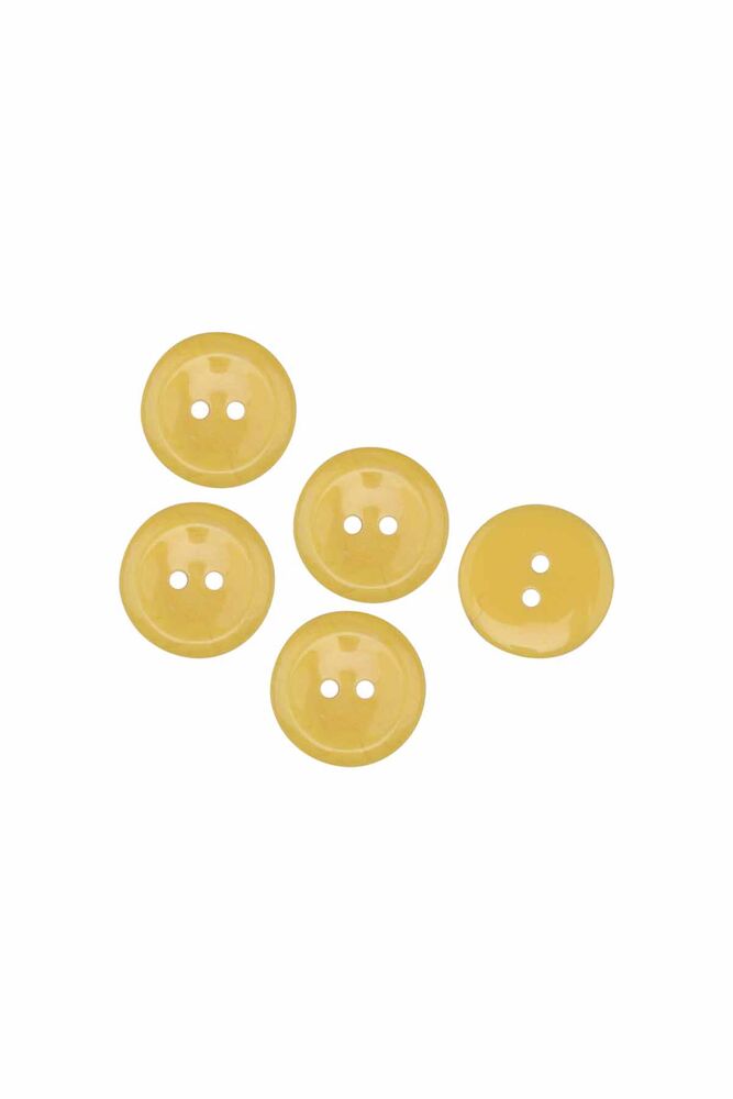 Düğme 5 Adet 17 mm | Sarı