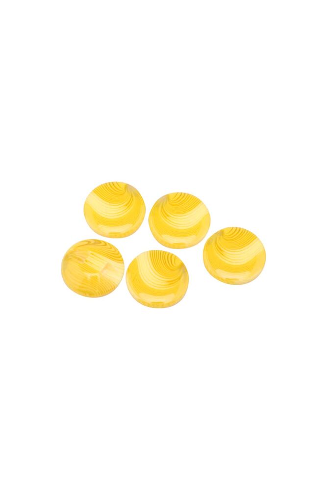 Desenli Düğme 5 Adet Model 6 | Sarı