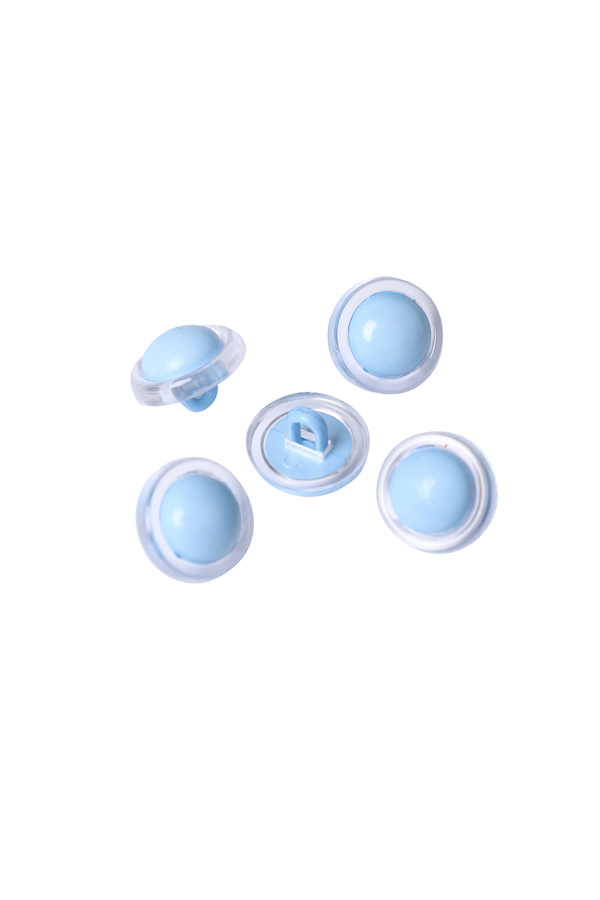 Figürlü Düğme 5 Adet Model 1 | Bebe Mavi