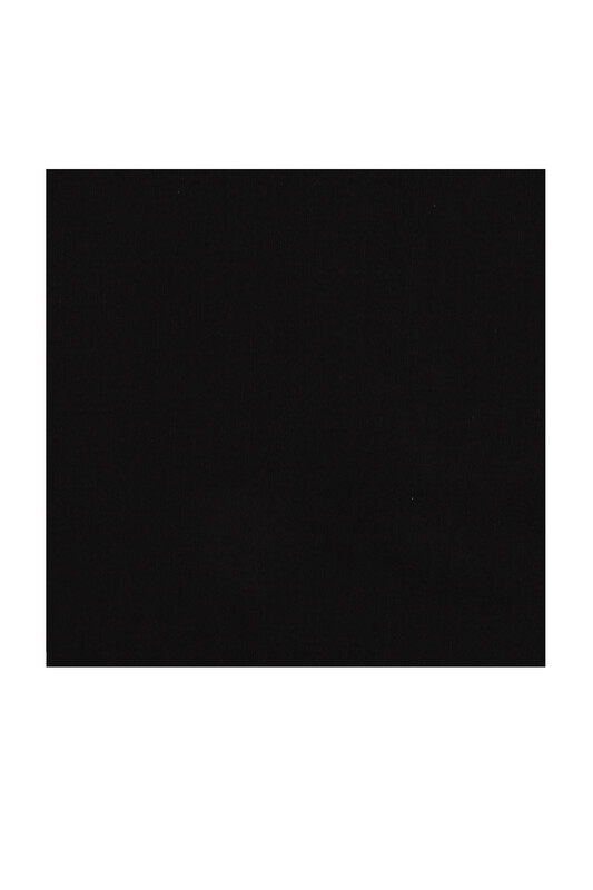 Cenk Dikişsiz Düz Yazma 100 cm Siyah 999 - Thumbnail
