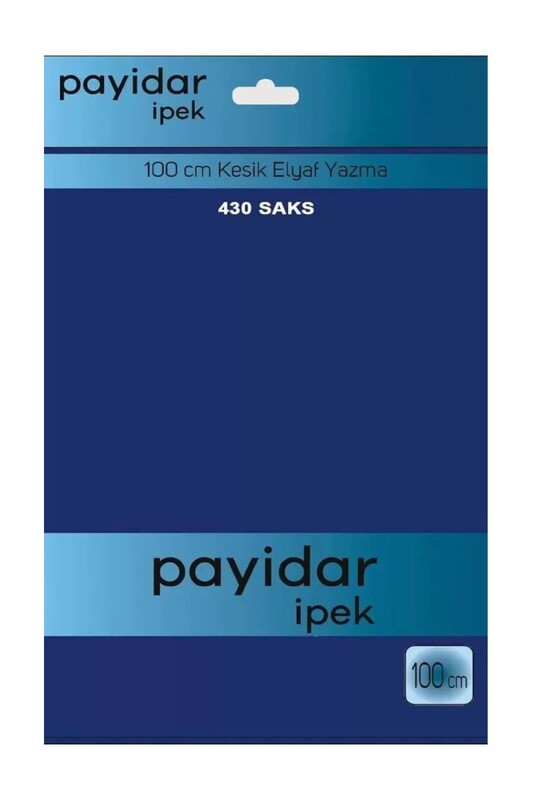 PAYİDAR İPEK - Payidar İpek Dikişsiz Düz Yazma 100 cm | Saks 430