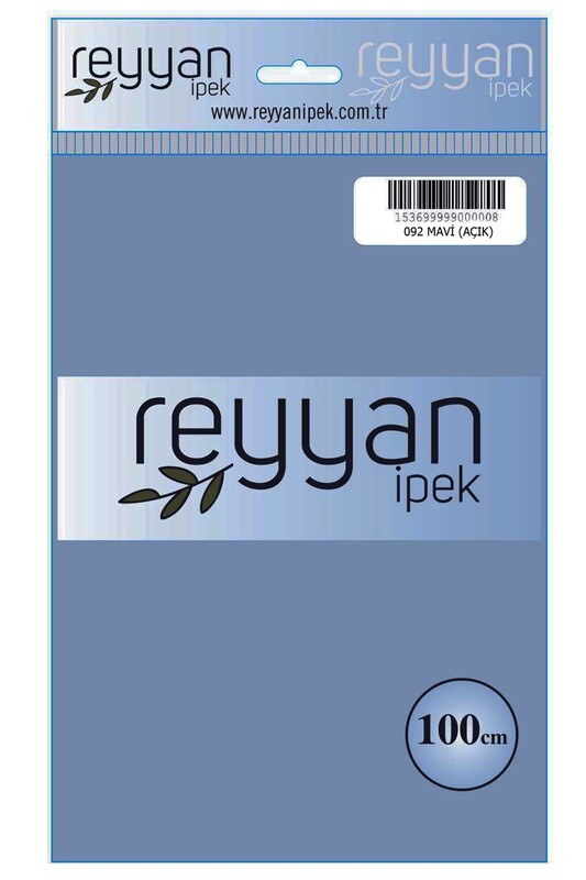REYYAN - Reyyan Dikişsiz Düz Yazma 100 cm | Açık Mavi 092