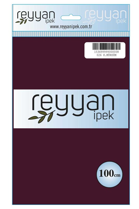 REYYAN - Reyyan Dikişsiz Düz Yazma 100 cm | Koyu Mürdüm 026