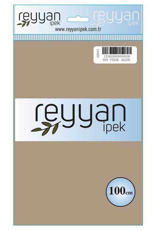 REYYAN - Reyyan Dikişsiz Düz Yazma 100 cm | Açık Vizon 004