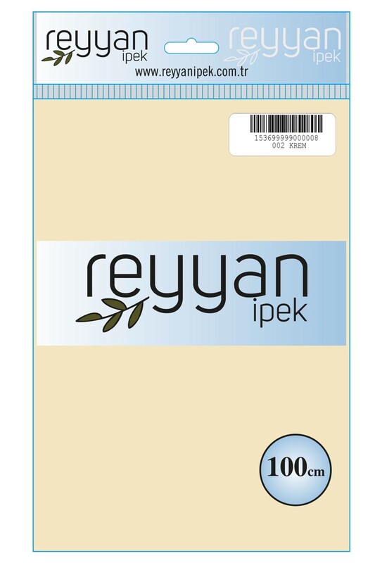 REYYAN - Reyyan Dikişsiz Düz Yazma 100 cm | Krem 002