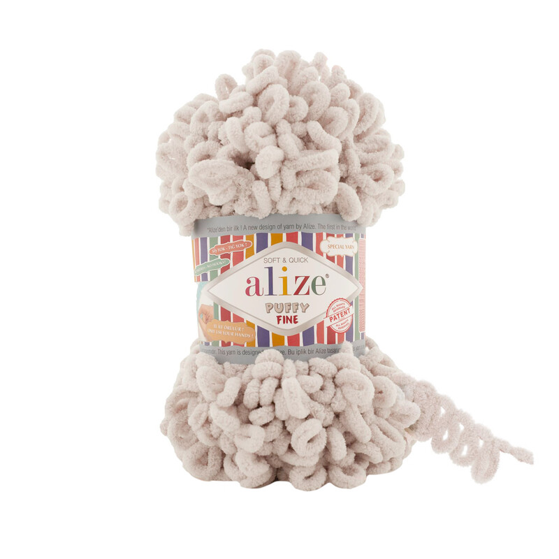 Alize - Alize Puffy Fine Yarn/İvory 599