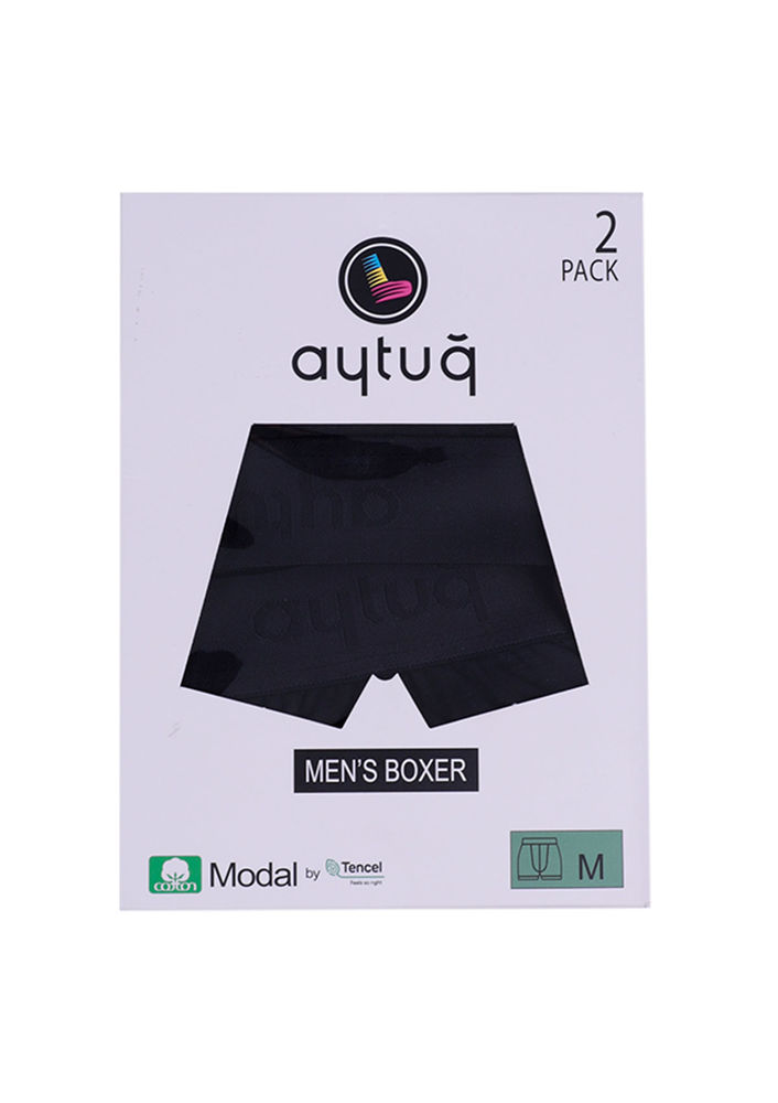 Aytuğ Modal Boxer 2'li | Siyah