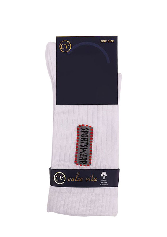 CALZE VİTA - Calze Vita Soket Çorap | Beyaz