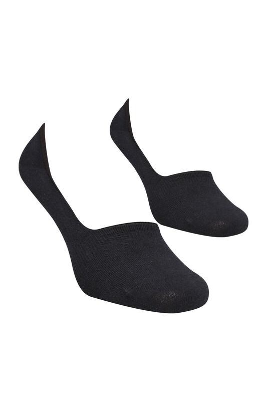 ADONTE - Erkek Düz Babet Çorap | Siyah