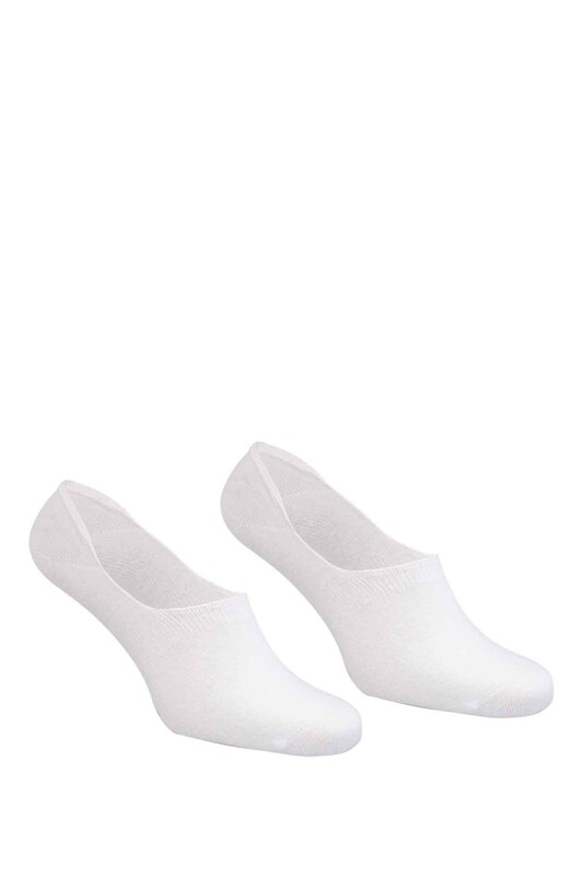 DÜNDAR - Dündar Plus Penye Erkek Babet Çorap | Beyaz