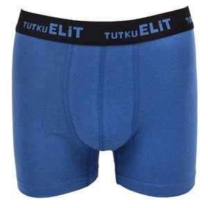 TUTKU ELİT - Tutku Elit Modal Elastan Spor Erkek Boxer 1252 | Mavi