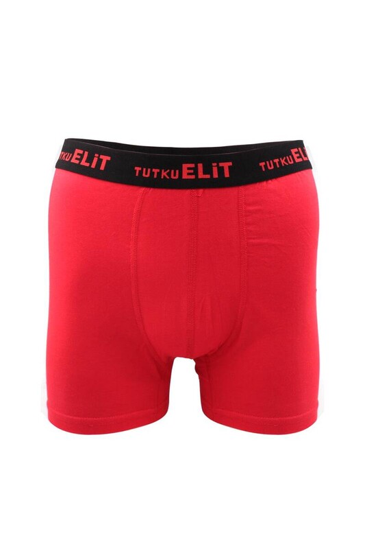 TUTKU ELİT - Tutku Elit Modal Elastan Spor Erkek Boxer 1252 | Kırmızı