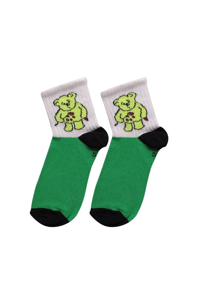 Figürlü Çocuk Çorap 2504 | Yeşil