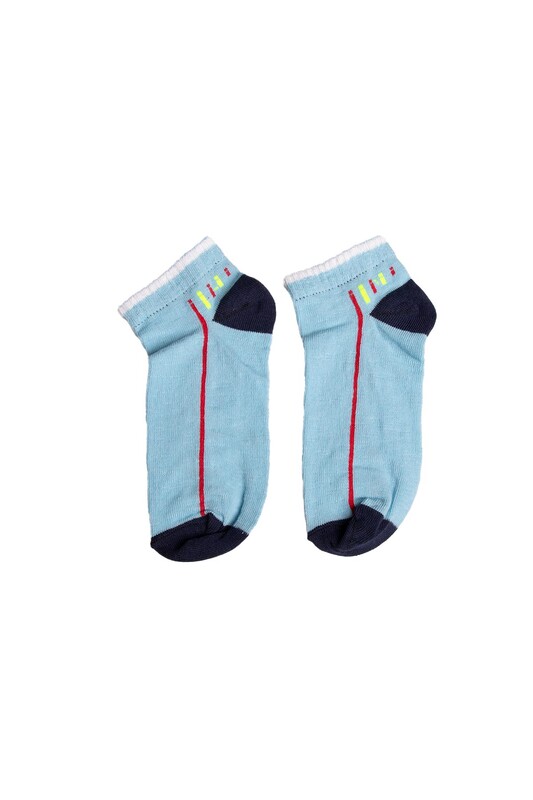PINAR SOCKS - Erkek Çocuk Patik Çorap | Açık Mavi