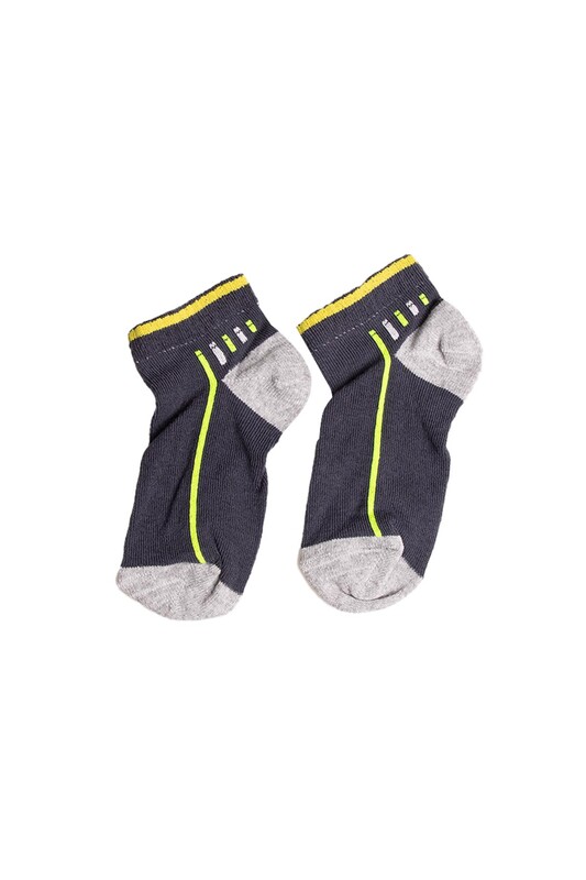PINAR SOCKS - Erkek Çocuk Patik Çorap | Antrasit