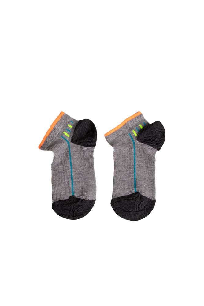 Erkek Çocuk Patik Çorap | Koyu Gri